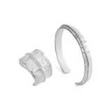 White Bangle+Ring Women's Size