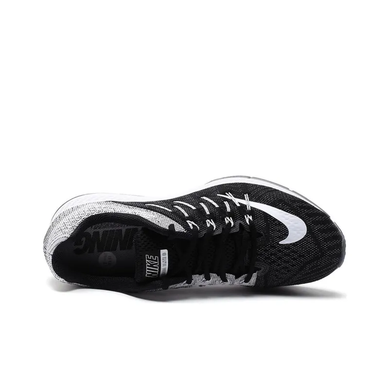 Nike Air Zoom Elite 8 Cushioning Wear-Resistant Low-Top Air Cushion Running Shoes Men's Black Gray-3