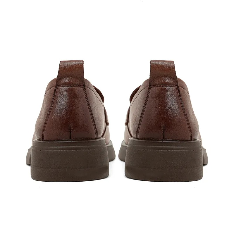 COMELY Loafers Women's Black/Light Brown/Ecru-9