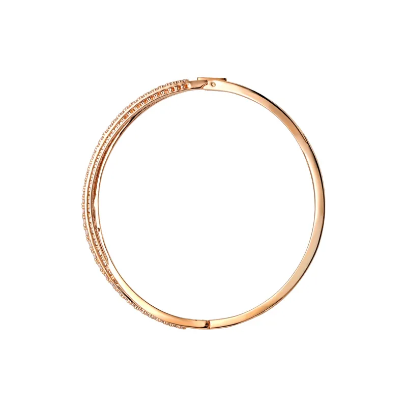 Swarovski Rose Gold-Tone Plated Bangles Women's Rose Gold-2
