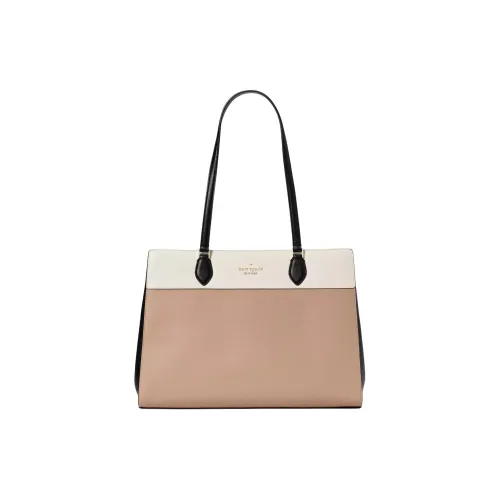 Kate Spade Leather Tote Bag Shopping Bag Handbag Shoulder Bag Women's Hazelnut