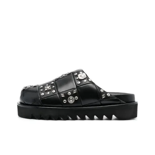 Toga Pulla Stud-detail Leather Clogs