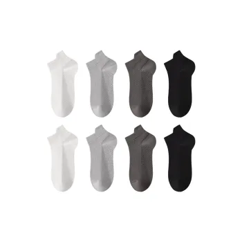 H-YXIANG No-Show Socks Men's 8 Pack