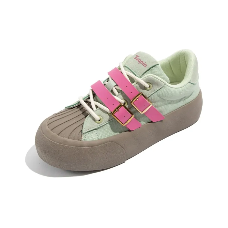 TUOPIN Anti-Slip And Wear-Resistant Height Increasing Low-Top Skateboard Shoes-1