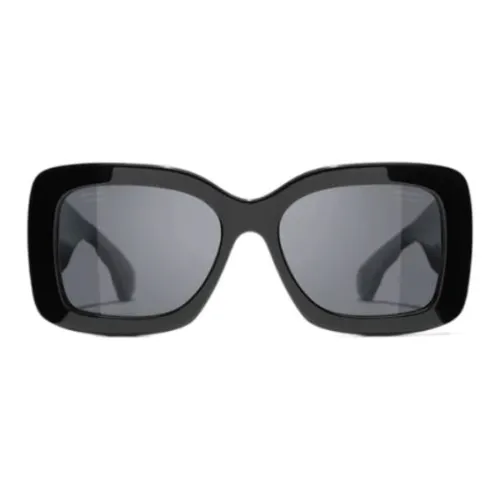 CHANEL Rectangle Polarized Sunglasses