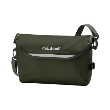 MONTBELL Nylon Crossbody Bag, Shoulder Bag Tubas Unisex Khaki Green