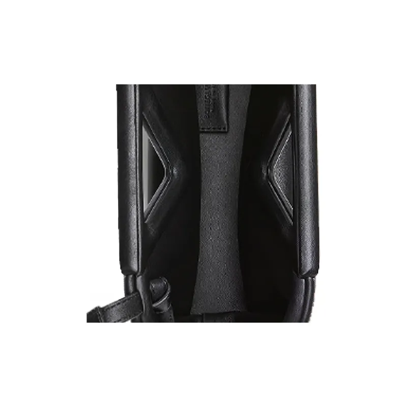 Bottega Veneta Triangle Calfskin One Shoulder Handbags Small Size Women's Black-4