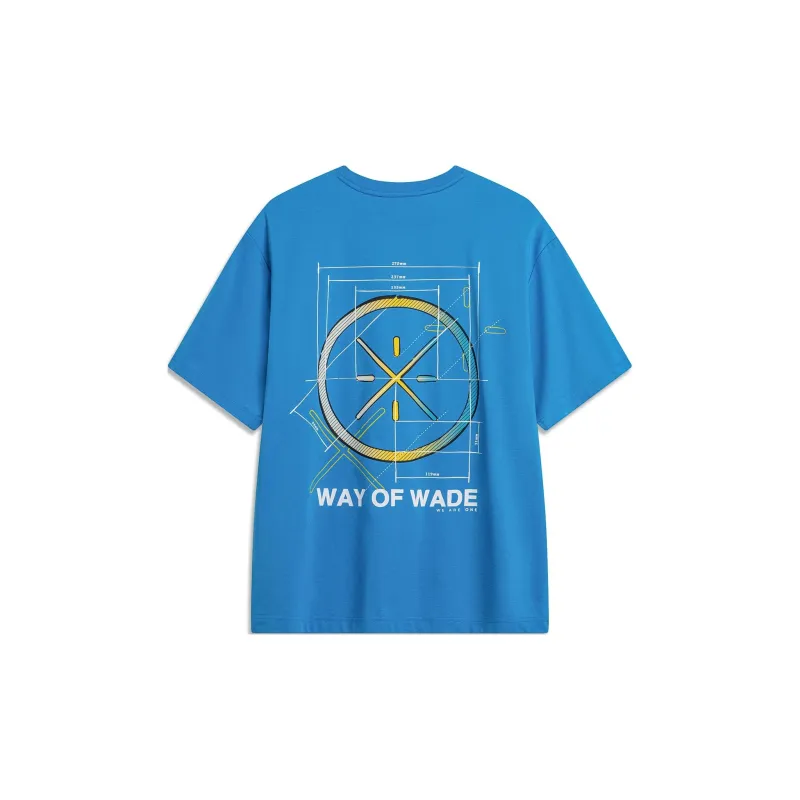 LiNing T-Shirt Men's Interstellar Blue-1