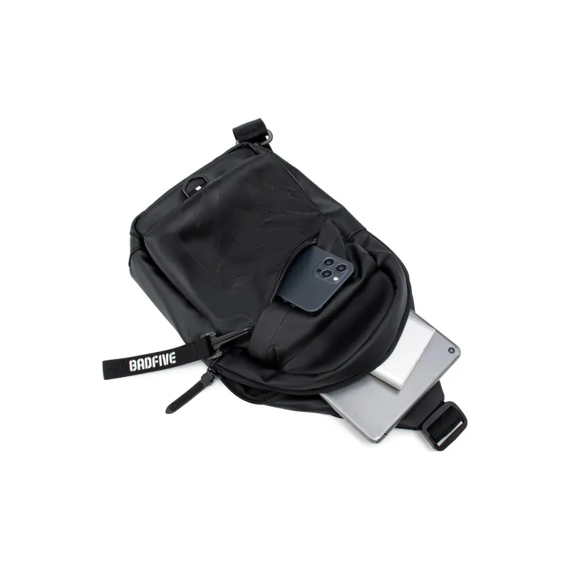 LiNing Polyester Polyurethane Sling Bag Regular Unisex Black-4