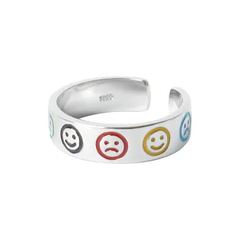 BLESSED BULLET Silver Rings Unisex