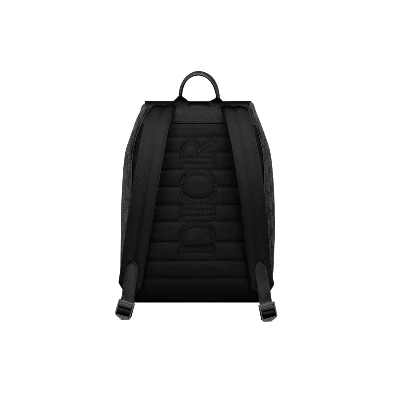 DIOR Grained Calfskin Backpack Men's Black-2