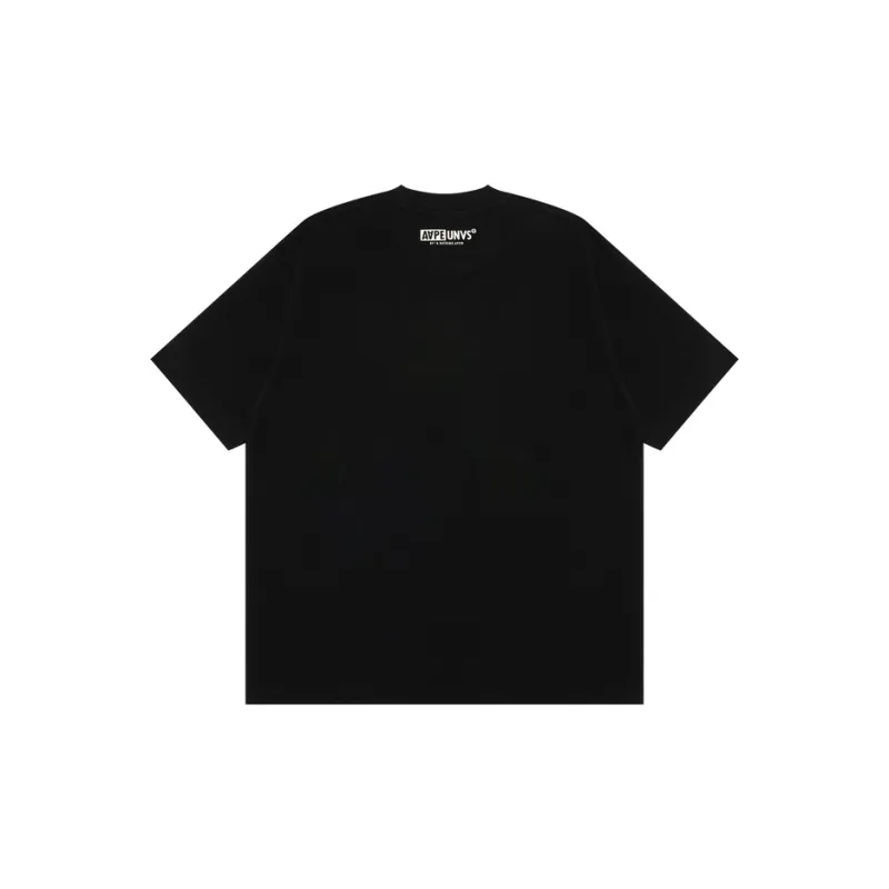 Aape Moonface print Cotton T shirt-1