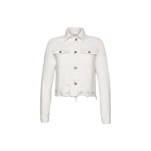 FRAME Denim Jackets Women's White