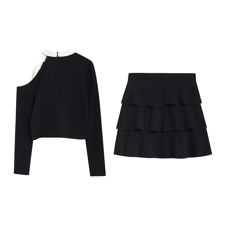 BVODE Two Piece Skirt Sets Women's-1