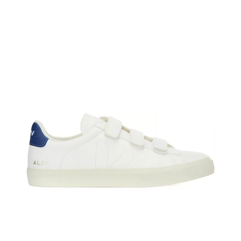 VEJA Recife Stylish Skateboarding Shoes Men's White Blue-1