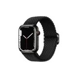 Apple Woven Strap-Midnight Black (Single Strap)