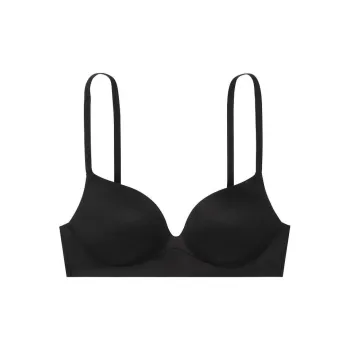 Victoria's Secret INCREDIBLE Collection 6940 Gathering Wireless Push Up Bra Women's Black