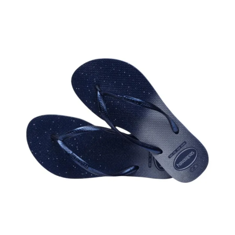 Havaianas Abrasion Resistant Flip Flops Women's Marine Blue-4