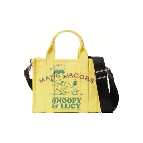 MARC leatherS PEANUTS Traveler Cotton Tote day Bag Shopping day Bag Handbag Unisex Yellow