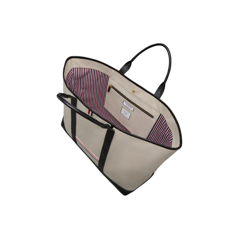 THOM BROWNE RWB stripe Tote Bag-3