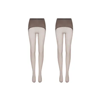 Limerence M Stockings Women's 2 Pack Flight Attendant Gray