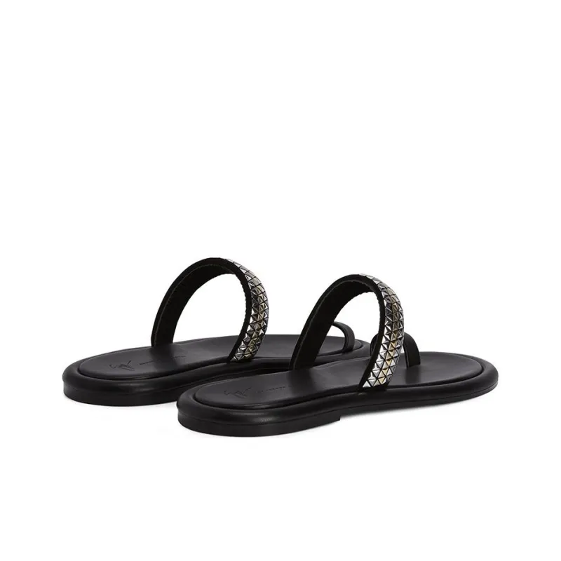 Giuseppe Zanotti Redouart Stud embellished Leather Sandals-2
