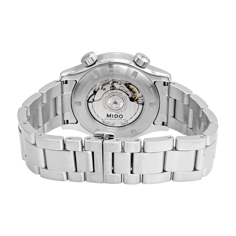 MIDO Helm Collection Automatic Mechanical Movement Men's Watches Watch 42mm White Dial-3