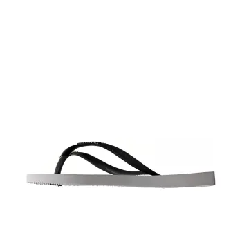 Havaianas Abrasion Resistant Slip Resistant Flip Flops Women's Black Silver