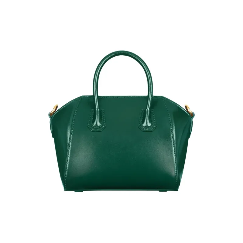 GIVENCHY Antigona Lock Box Calfskin Shoulder Bag Crossbody Bag Handbag Mini Women's Emerald Green-3