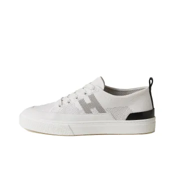 HERMES Deep Low Top Skateboard Shoes Women's White