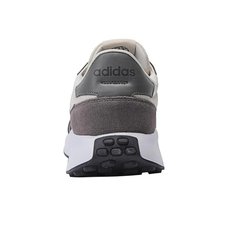 Adidas Cushioned Slip Resistant Low Top Casual Shoes Men's White Gray-3