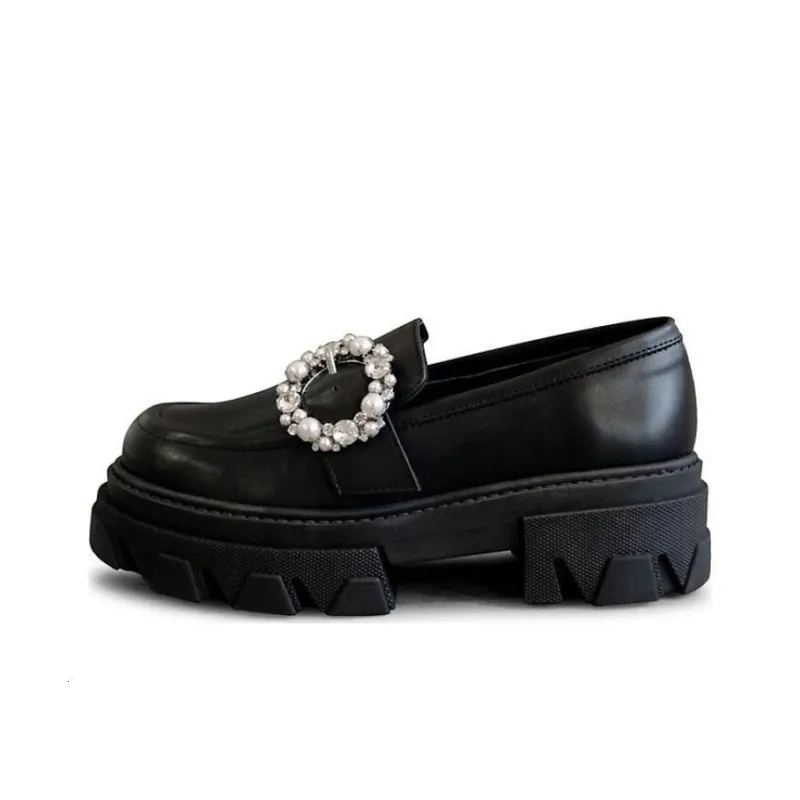 ALOHAS Loafers 5.5cm Women's Black-0
