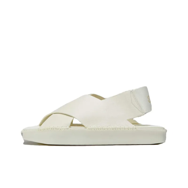 Adidas Y 3 Sandals Cream White-0