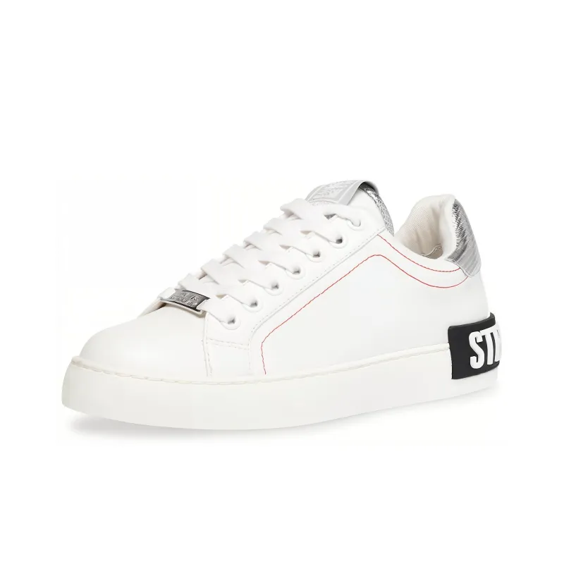 STEVE MADDEN Diverse Low-Top Stylish Skateboarding Shoes Women's White-1