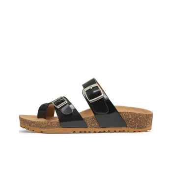 Teenmix Slide Slippers Women's Black, White, Brown