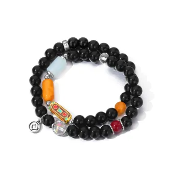 MURSTER Obsidian Jade Bracelets Women's