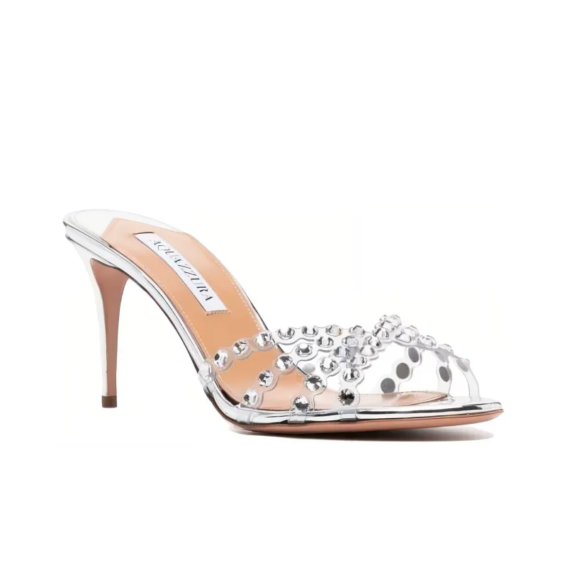 AQUAZZURA Tequila 75mm Mule Sandals-3