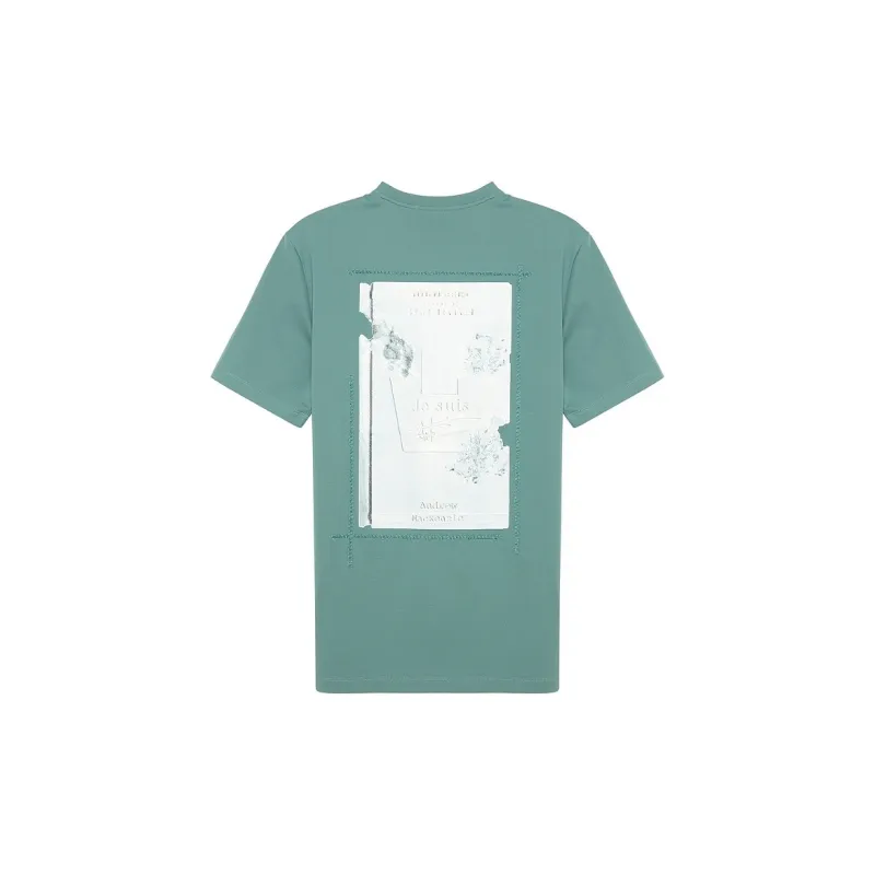 ANDREW MACKENZIE T Shirt Men's Blue Green-1