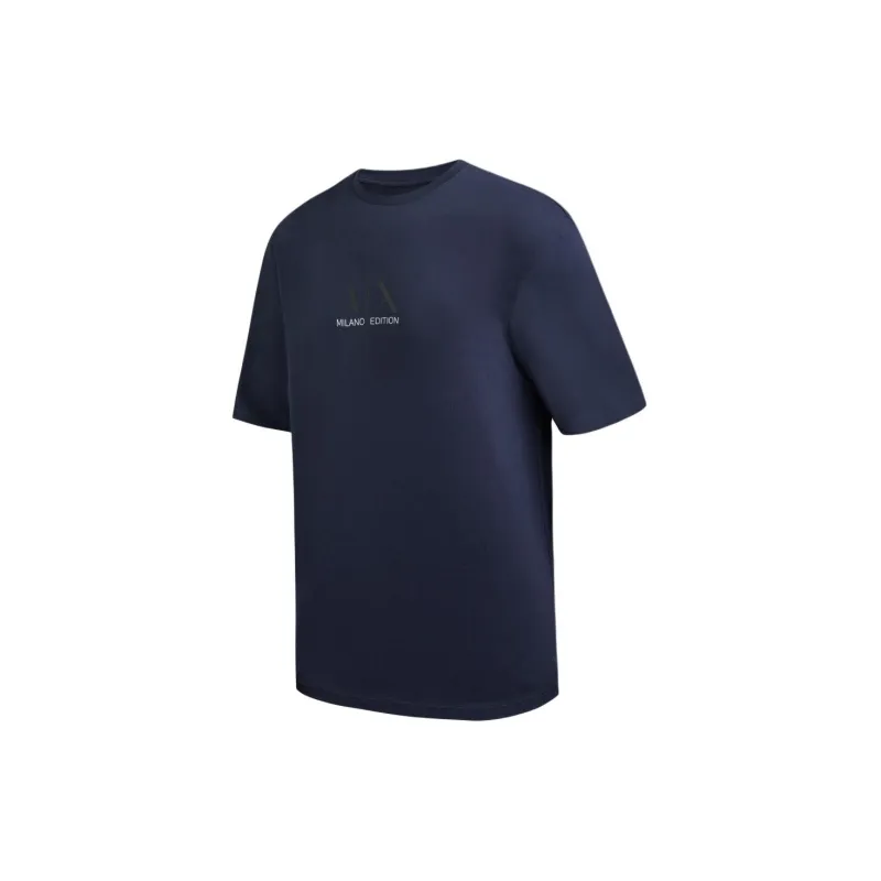 ARMANI EXCHANGEAE SS24 T Shirt Men's Navy Blue-2