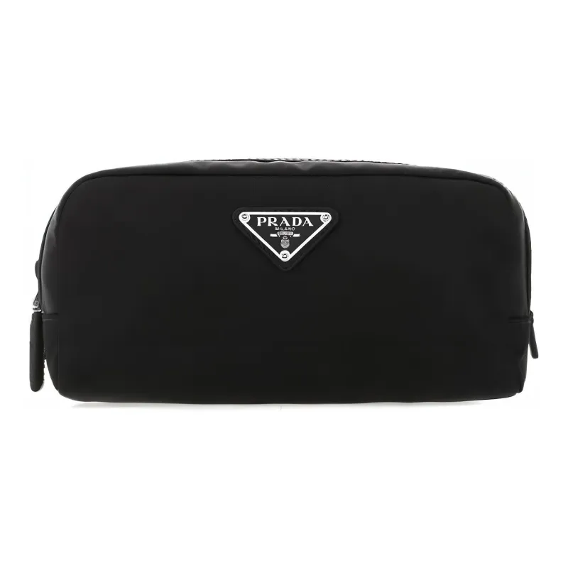 PRADA Recycled Nylon Clutch Men's Black-0