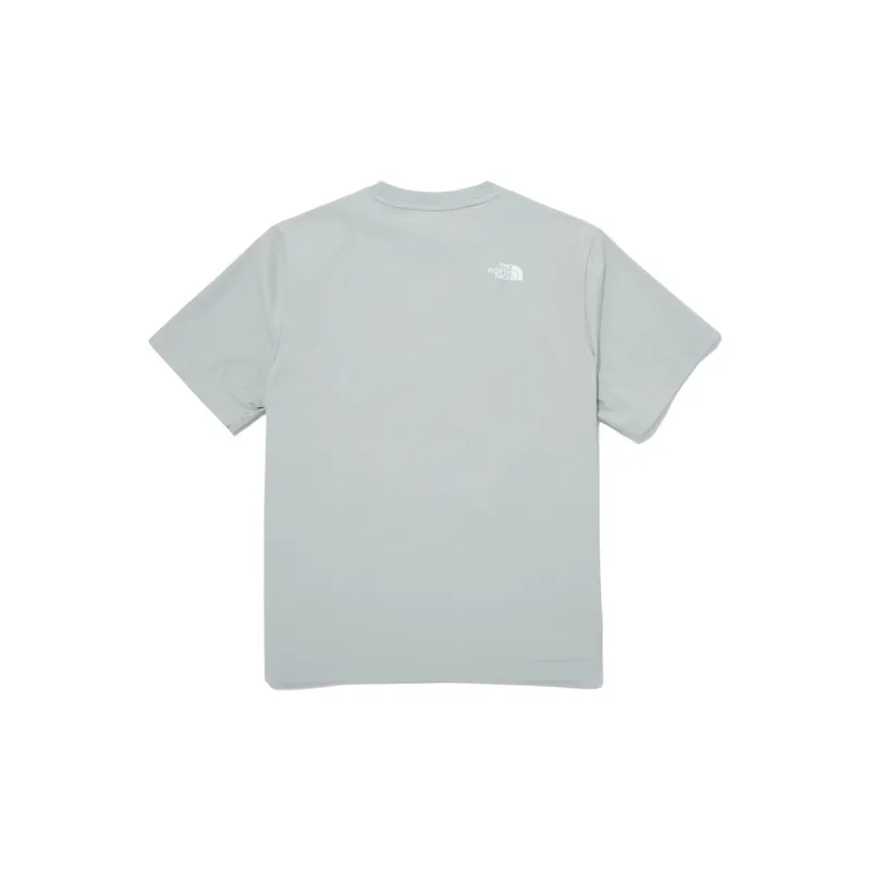 THE NORTH FACE M'S ALL ROUND EX S/SR/TEE T Shirt Men's Gray Blue-1