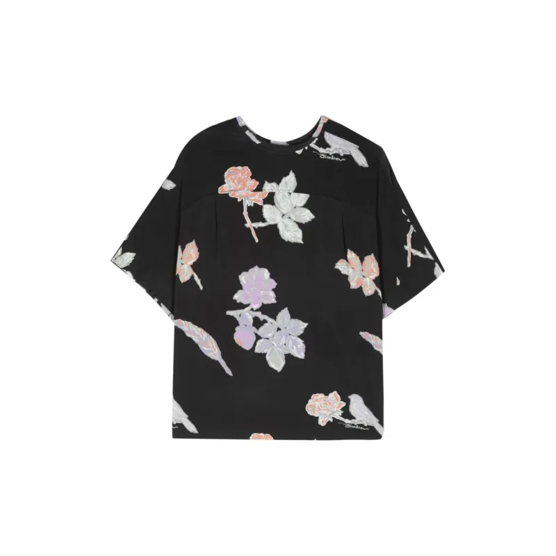 BIMBA Y LOLA Floral-print T-shirt-1