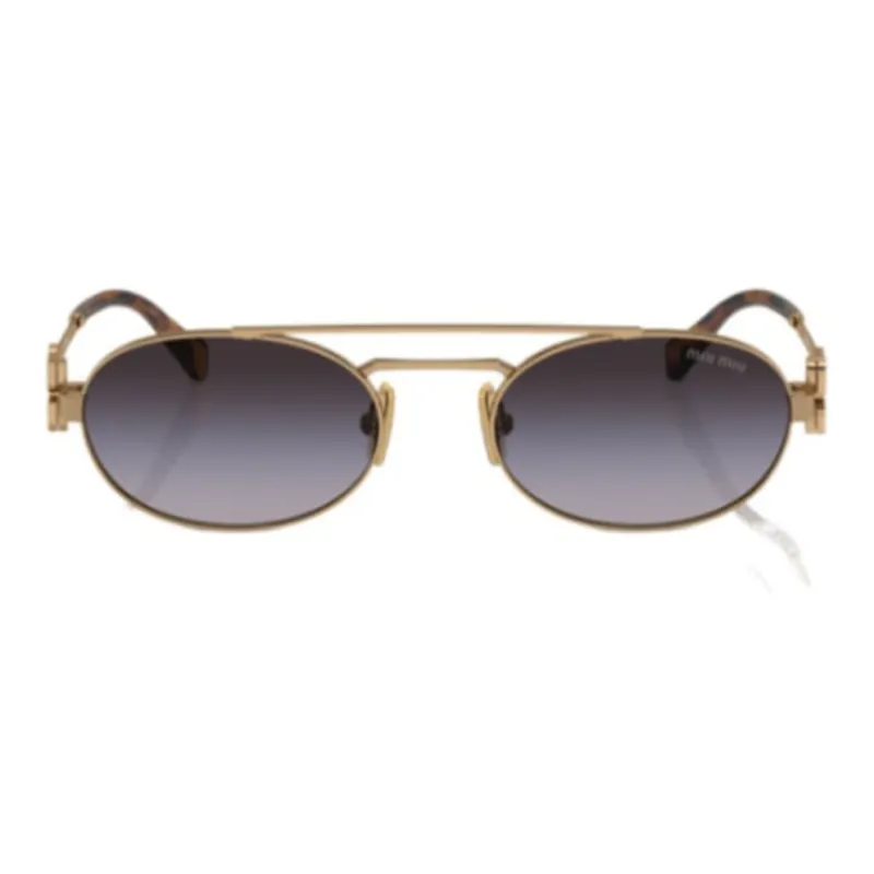 MIU MIU Oval Frame Sunglasses-1