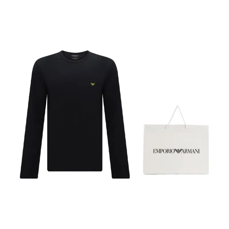 EMPORIO ARMANI FW23 T Shirt Men's Black-3