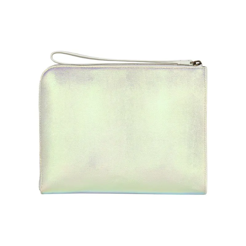 Giuseppe Zanotti Metallic-print Zipped Clutch Bag-2