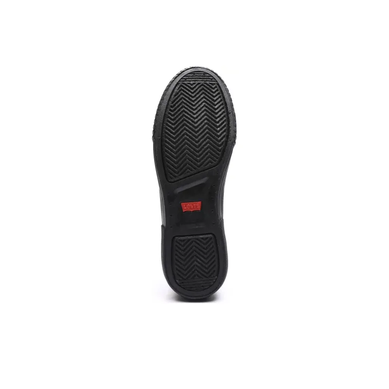 Levi's Anti Slip Wear Resistant Low Top Canvas Shoes Men's Black-4