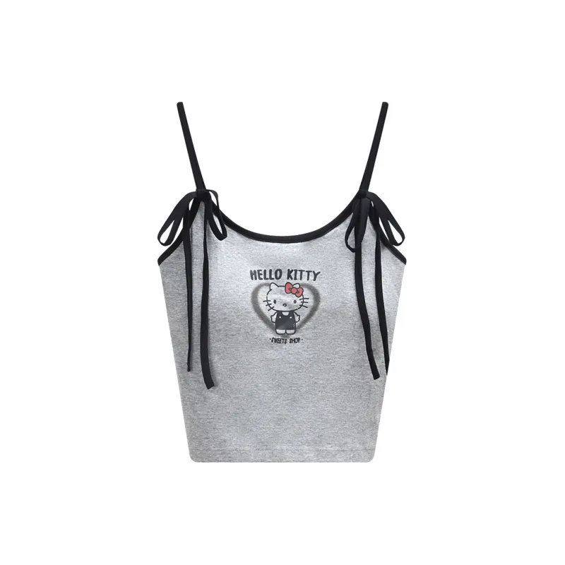 GUKOO x Hellokitty Tank Top Women's Charcoal Gray-0