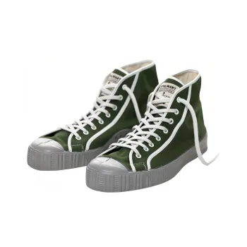SPALWART Canvas Shoes Unisex High-Top Green