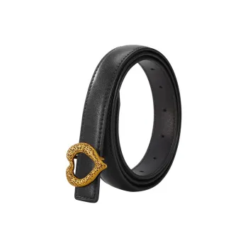 EQUIPMENTELEGANT Heart Genuine Leather Versatile Decoration With Jeans Skirt Leather Belts Unisex