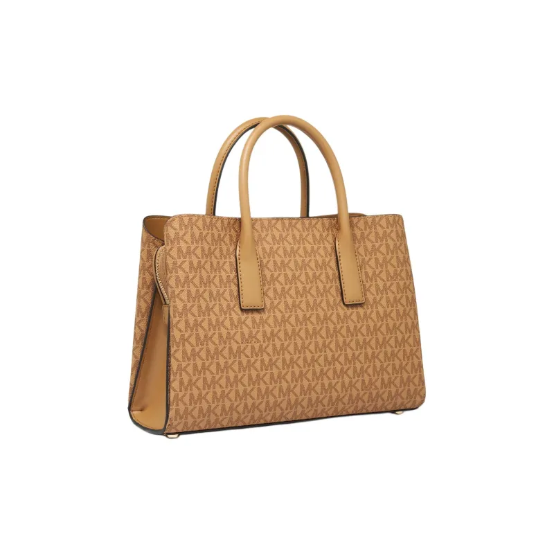 MICHAEL KORS Artificial Leather Tote Bag, Shopping Bag, Shoulder Bag, Crossbody Bag, Handbag Trumpets Women's Peanut-1